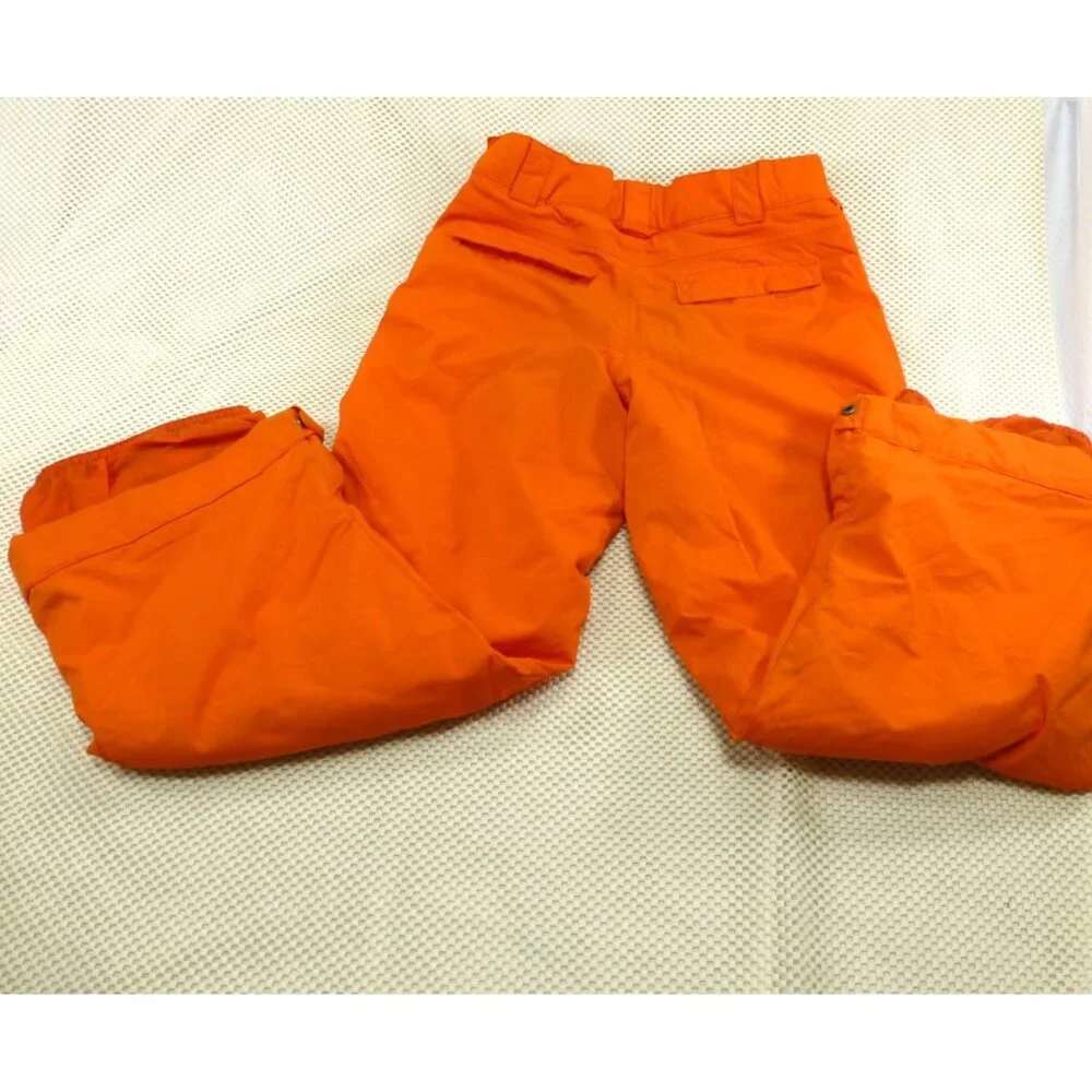 Burton Youth Orange Snow Pants US 14/16 EU 18-155 Durable Adjustable Waist Insul